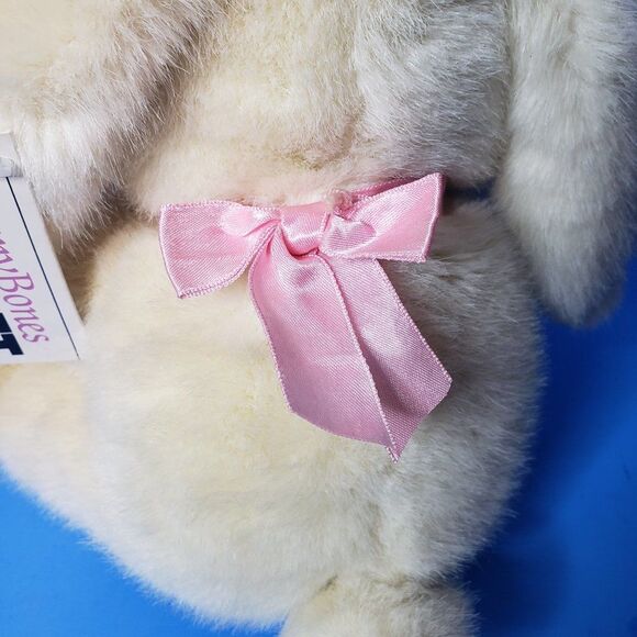 Adorable Vintage Mary Meyer White Bunny Rabbit Hand Puppet Plush Stuffed Animal - Picture 4 of 11